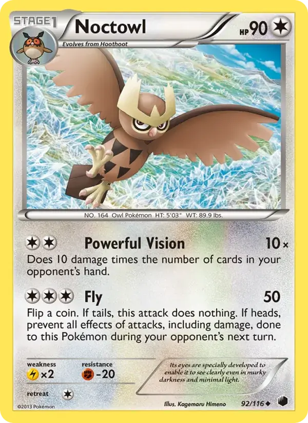 Noctowl - 92/122 - Plasma Freeze