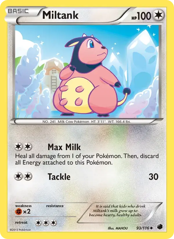 Miltank - 93/122 - Plasma Freeze