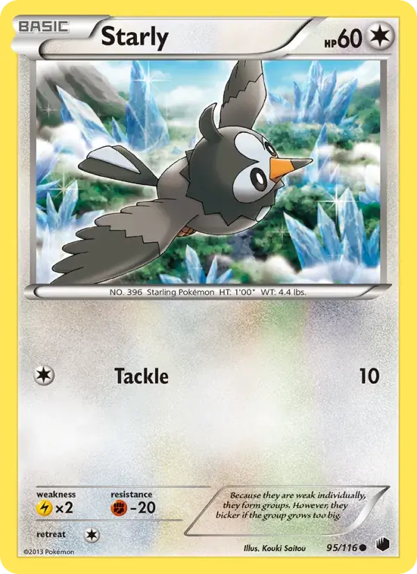 Starly - 95/122 - Plasma Freeze