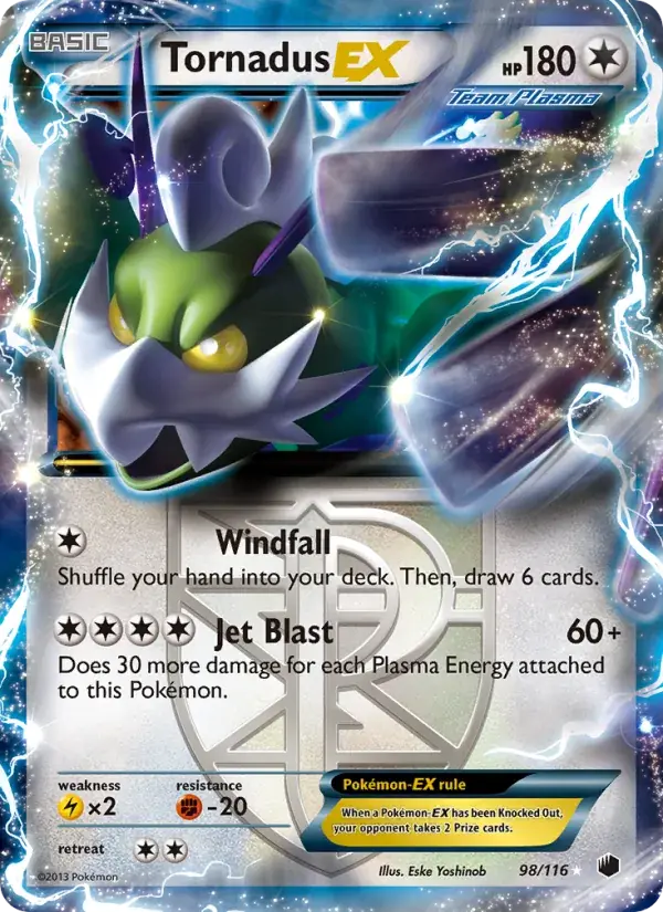 Tornadus-EX - 98/122 - Plasma Freeze