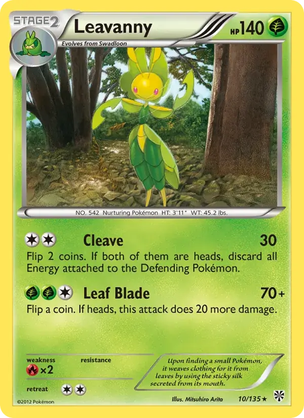 Leavanny - 10/138 - Plasma Storm