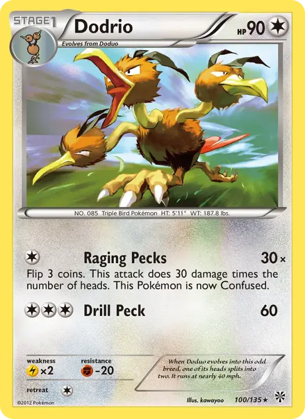 Dodrio - 100/138 - Plasma Storm