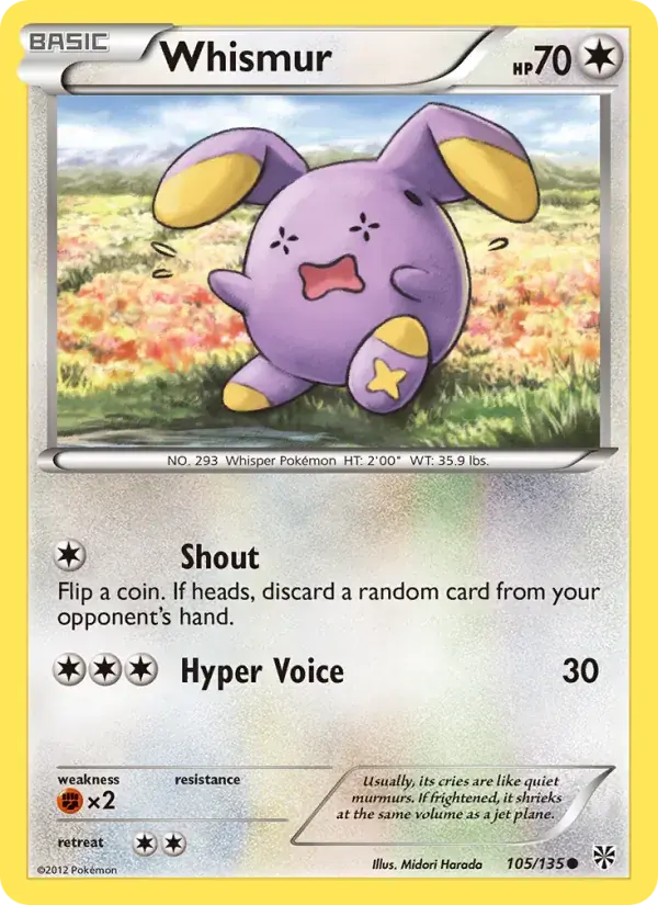 Whismur - 105/138 - Plasma Storm