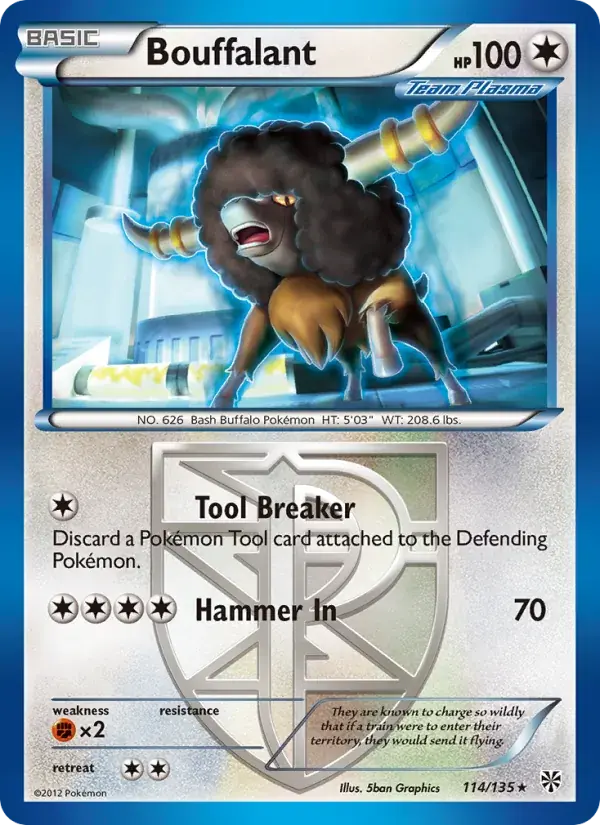 Bouffalant - 114/138 - Plasma Storm