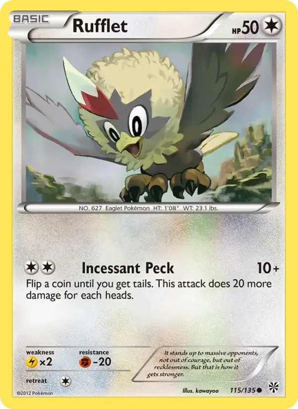 Rufflet - 115/138 - Plasma Storm