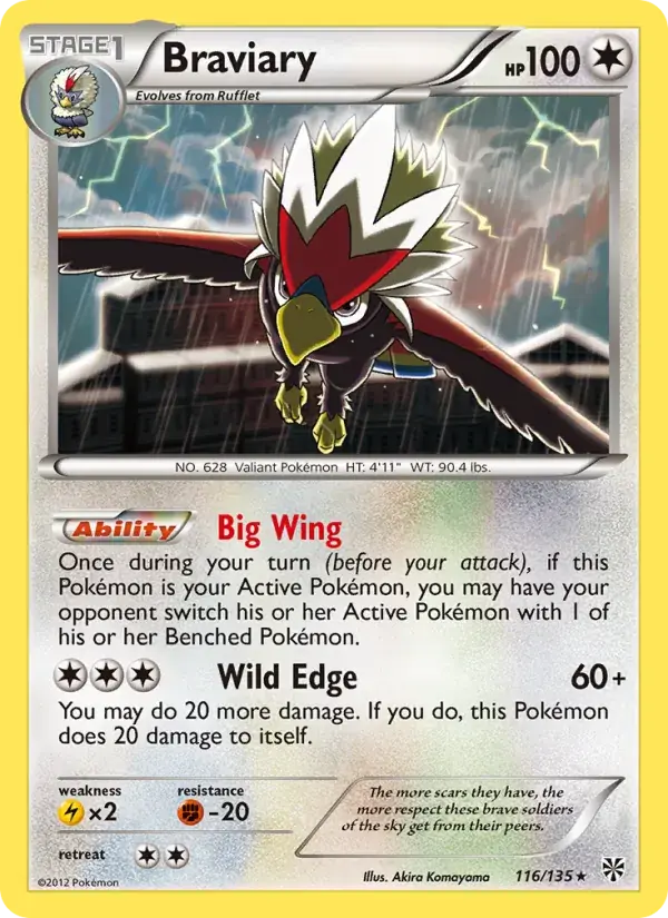 Braviary - 116/138 - Plasma Storm