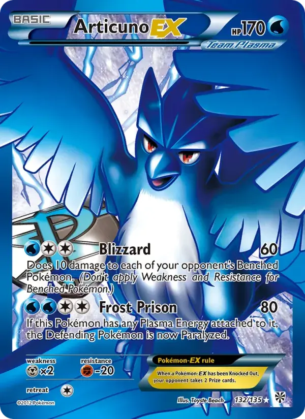 Articuno-EX - 132/138 - Plasma Storm