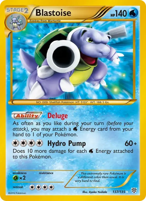 Blastoise - 137/138 - Plasma Storm