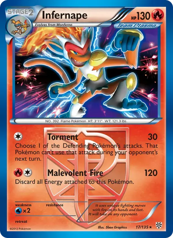 Infernape - 17/138 - Plasma Storm