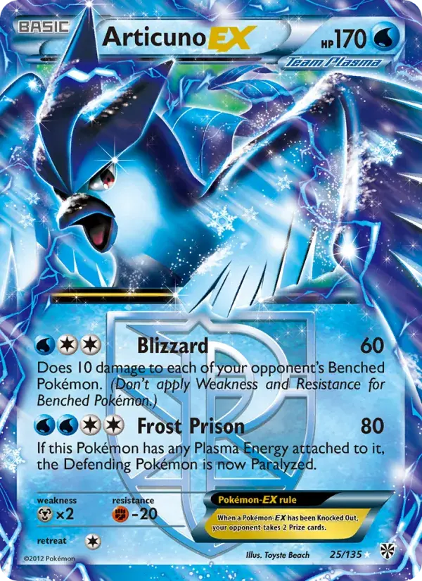 Articuno-EX - 25/138 - Plasma Storm