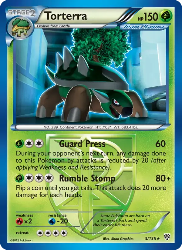 Torterra - 3/138 - Plasma Storm