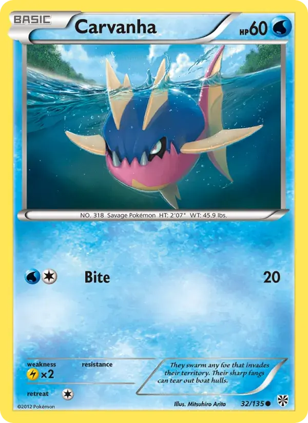 Carvanha - 32/138 - Plasma Storm