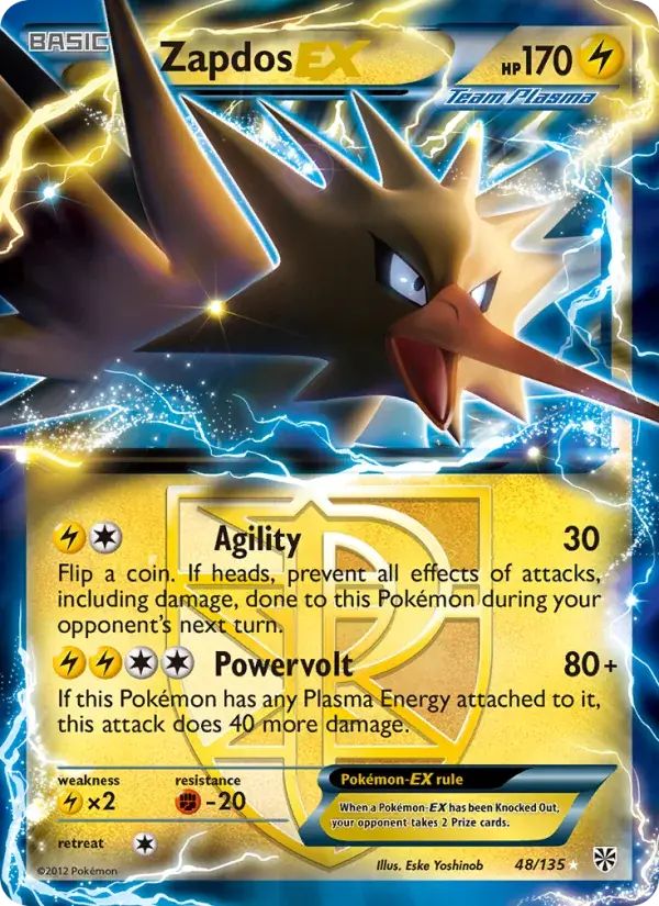 Zapdos-EX - 48/138 - Plasma Storm