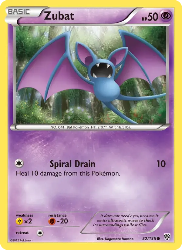 Zubat - 52/138 - Plasma Storm