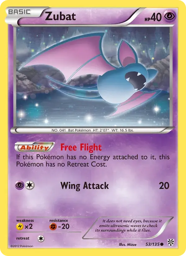 Zubat - 53/138 - Plasma Storm