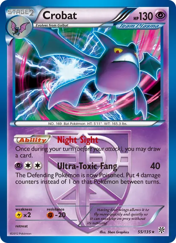 Crobat - 55/138 - Plasma Storm