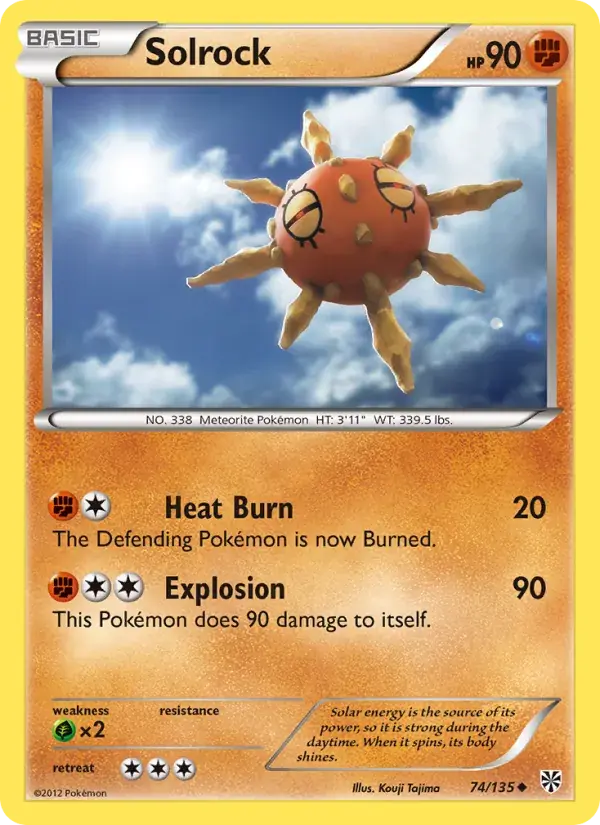 Solrock - 74/138 - Plasma Storm