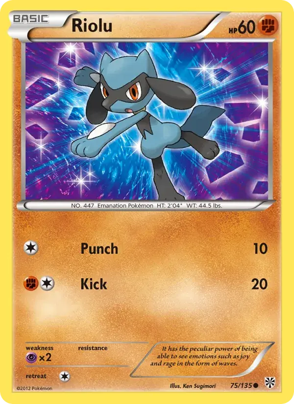 Riolu - 75/138 - Plasma Storm