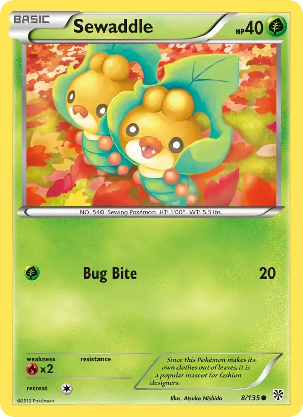 Sewaddle - 8/138 - Plasma Storm