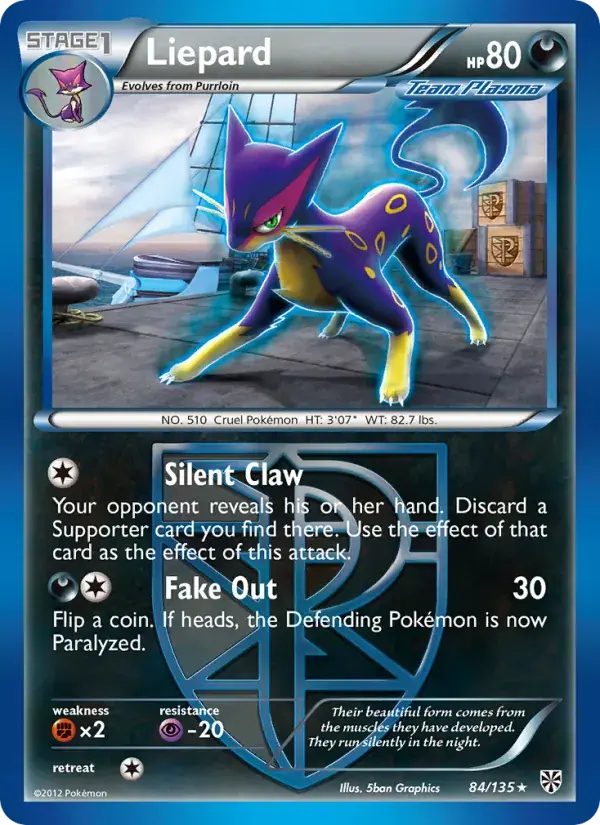 Liepard - 84/138 - Plasma Storm