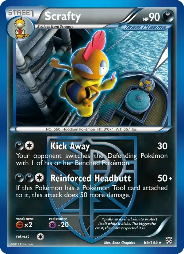 Scrafty - 86/138 - Plasma Storm