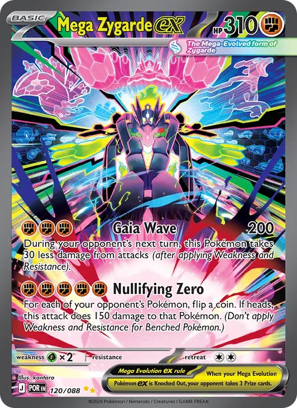 Mega Zygarde ex - 120/124 - Perfect Order
