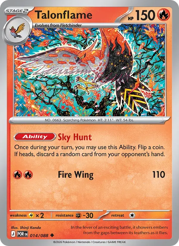 Talonflame - 014/124 - Perfect Order