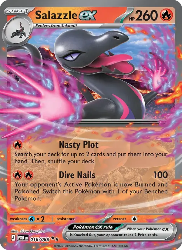 Salazzle ex - 016/124 - Perfect Order