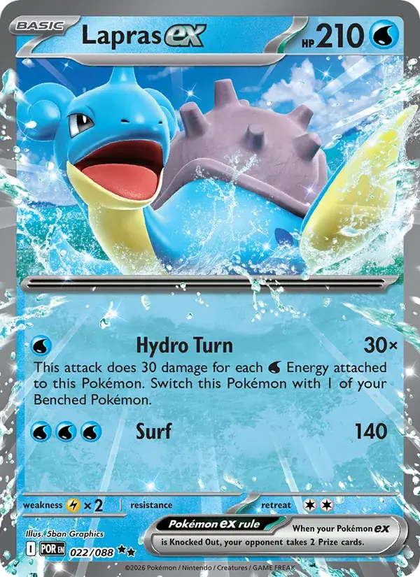 Lapras ex - 022/124 - Perfect Order