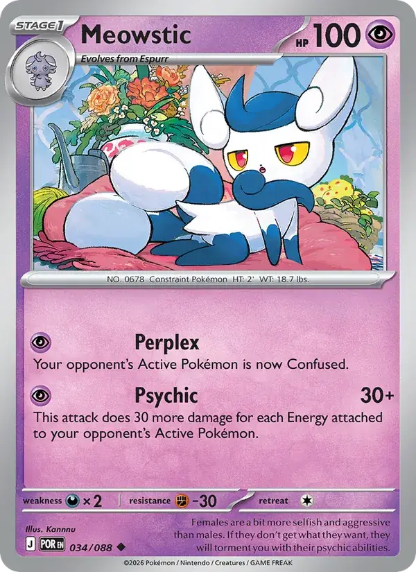 Meowstic - 034/124 - Perfect Order