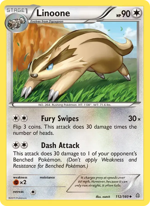 Linoone - 112/164 - Primal Clash