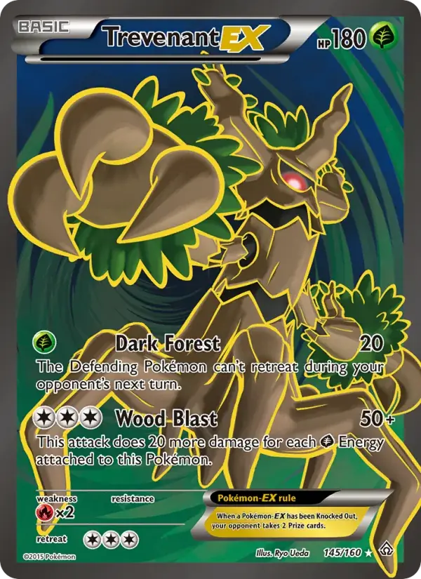 Trevenant EX - 145/164 - Primal Clash