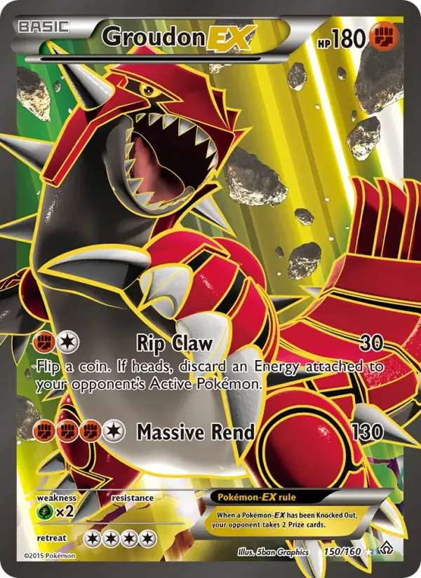 Groudon EX - 150/164 - Primal Clash