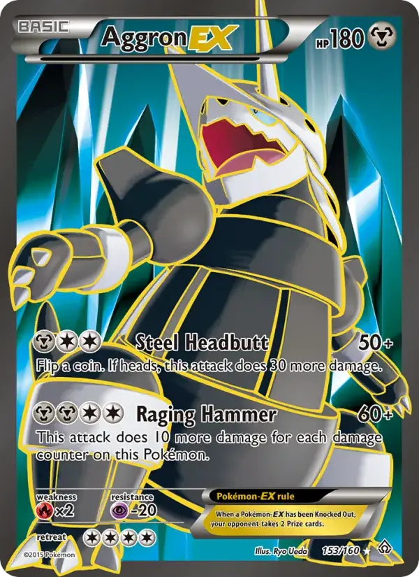 Aggron EX - 153/164 - Primal Clash