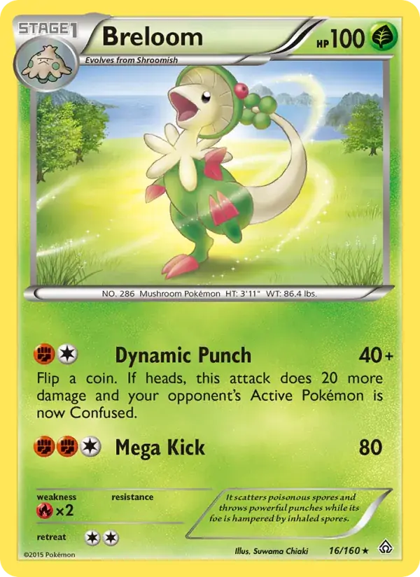 Breloom - 16/164 - Primal Clash
