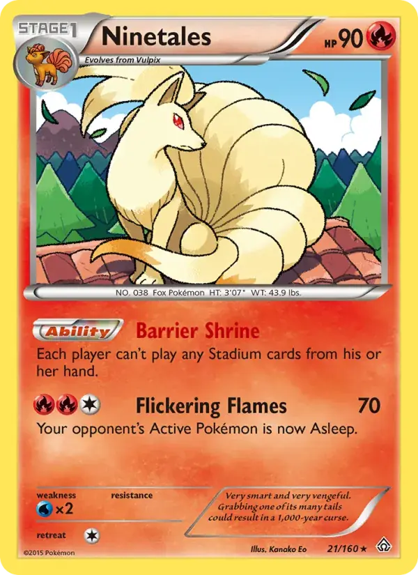 Ninetales - 21/164 - Primal Clash