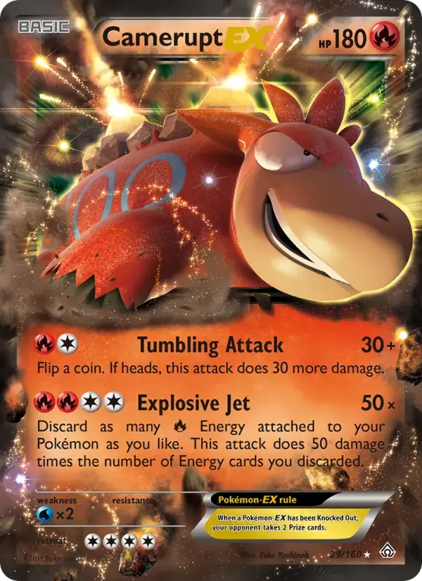 Camerupt EX - 29/164 - Primal Clash