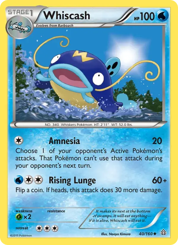 Whiscash - 40/164 - Primal Clash