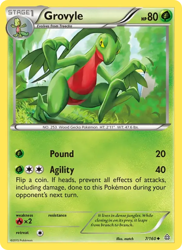 Grovyle - 7/164 - Primal Clash
