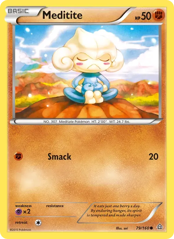 Meditite - 79/164 - Primal Clash