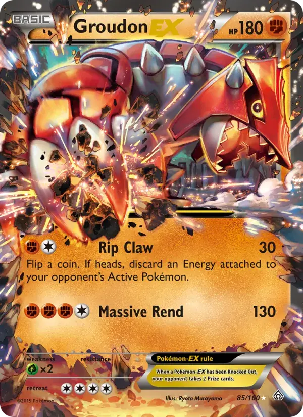 Groudon EX - 85/164 - Primal Clash