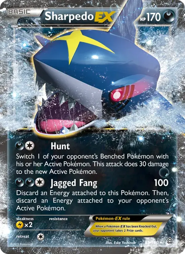 Sharpedo EX - 91/164 - Primal Clash