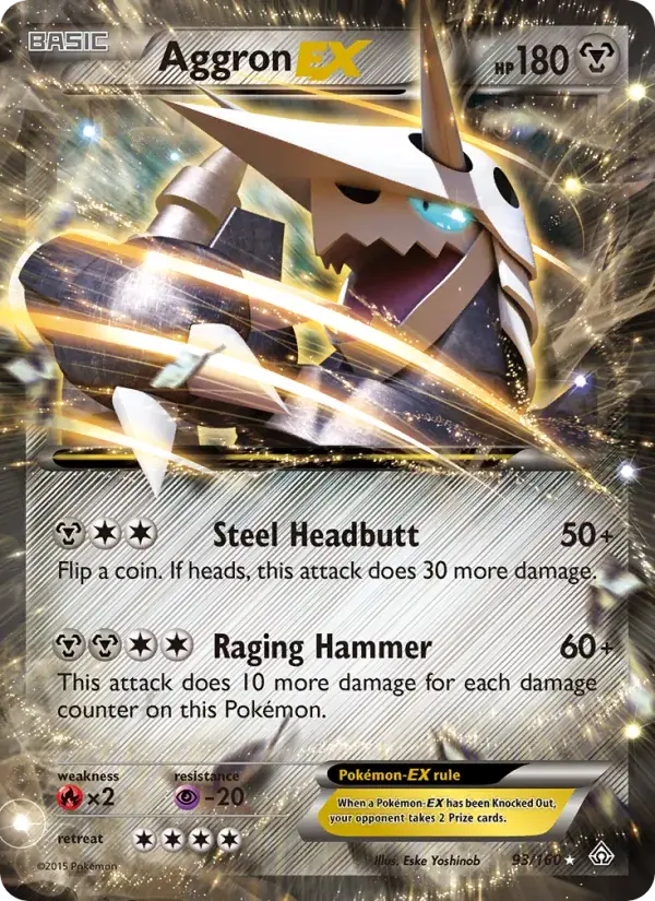 Aggron EX - 93/164 - Primal Clash