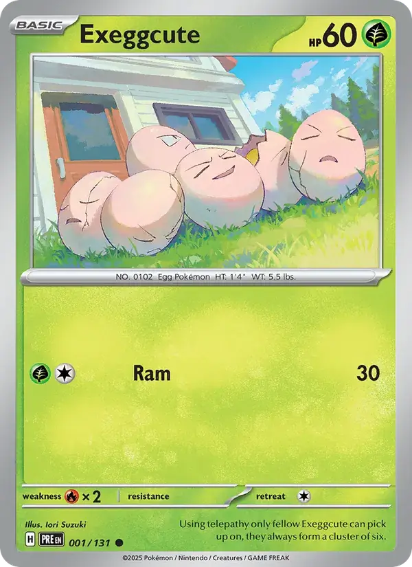 Exeggcute - 001/180 - Prismatic Evolutions