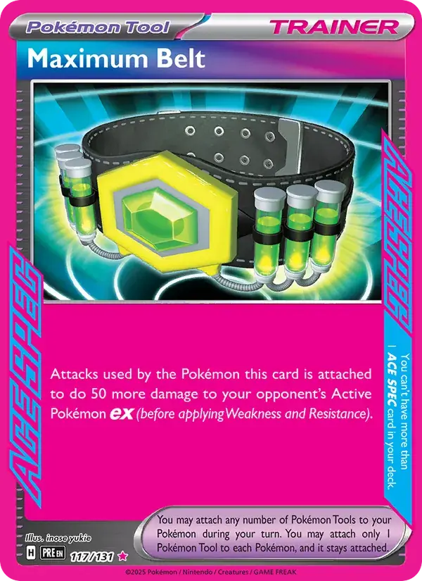Maximum Belt - 117/180 - Prismatic Evolutions