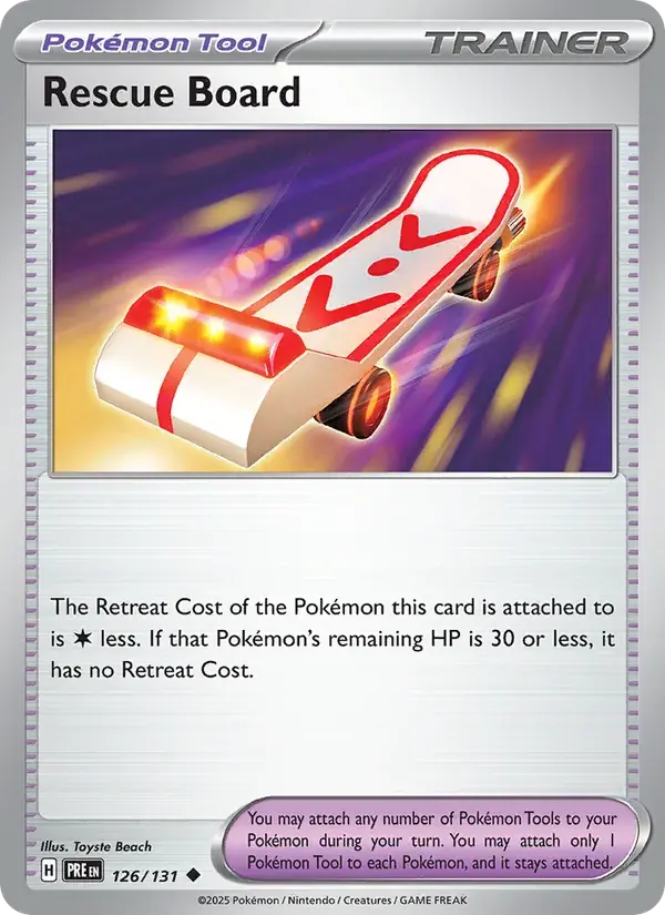 Rescue Board - 126/180 - Prismatic Evolutions