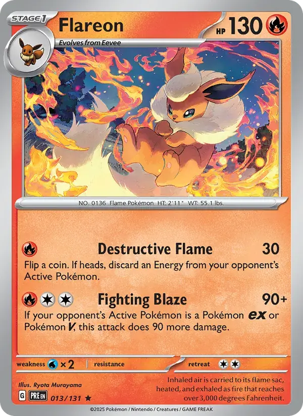Flareon - 013/180 - Prismatic Evolutions