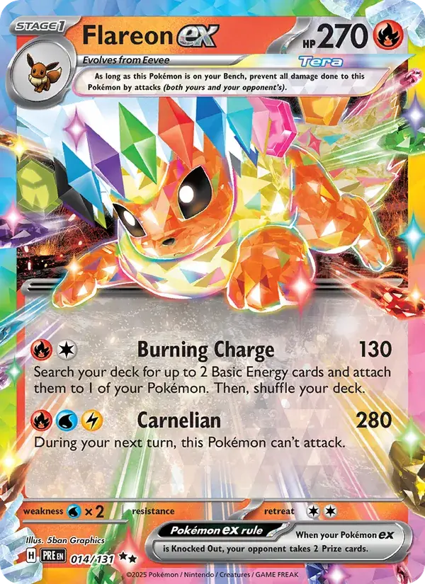 Flareon ex - 014/180 - Prismatic Evolutions