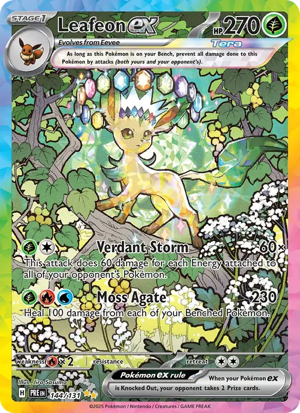 Leafeon ex - 144/180 - Prismatic Evolutions