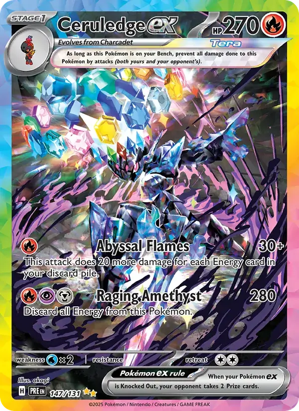 Ceruledge ex - 147/180 - Prismatic Evolutions